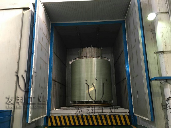 Large reactor trolley furnace